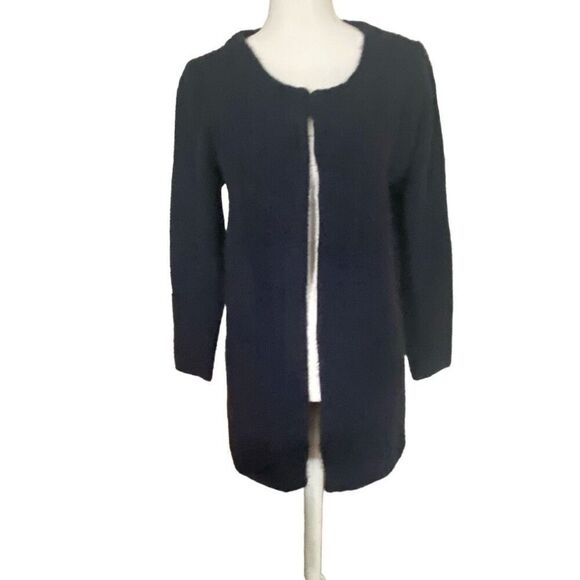 Jon & Anna Navy Cardigan Sweater Mid Length Size M - Picture 1 of 9